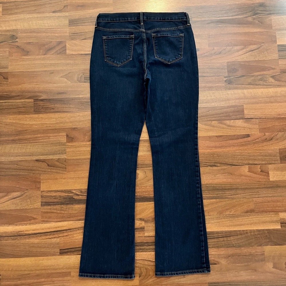 OLD NAVY Women's Bootcut Jeans - Size 10L 10 Long - Dark Wash Stretch - Picture 4 of 7
